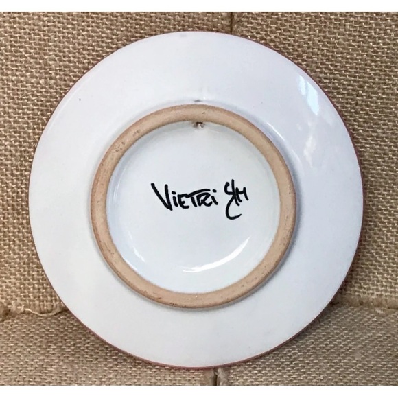 Vietri Italian Pottery Pompeii Decorative Plate Wall Art Eclectic Cottage Core - Picture 3 of 4